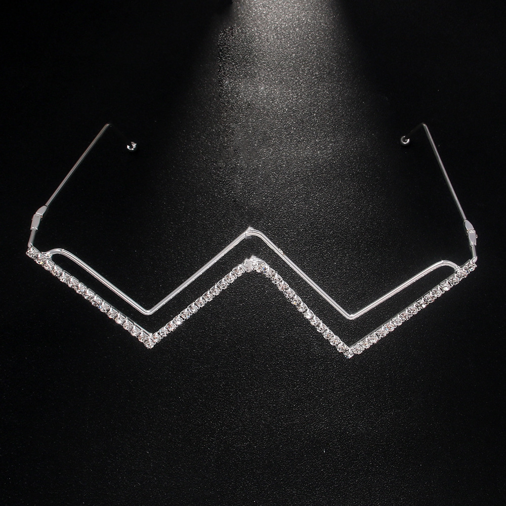 Rhinestone Frameless Party Glasses – Sparkle Vibes