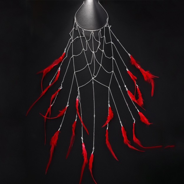  Feather Headpiece – Festive Glam Accessory