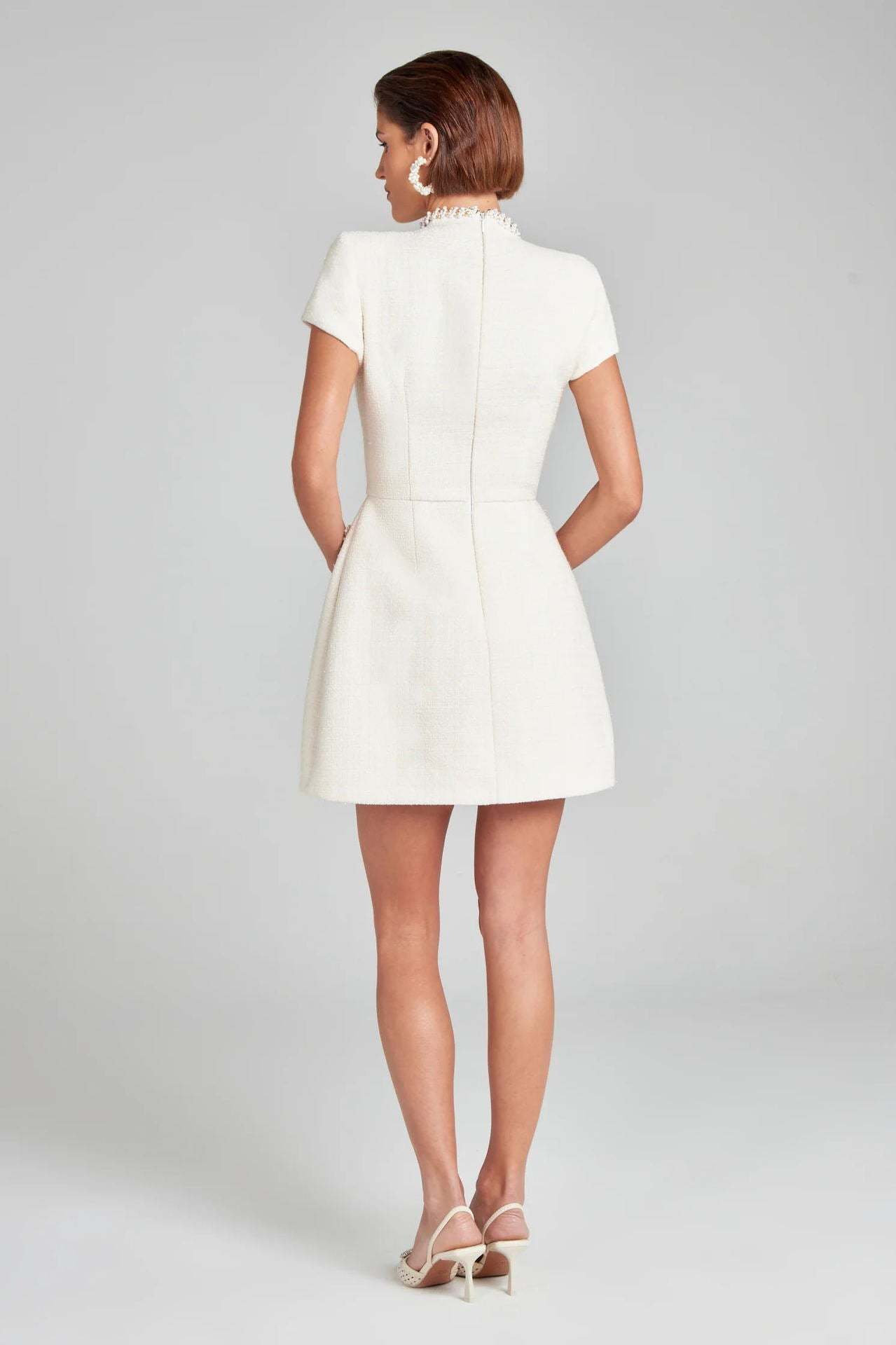 Ivory Couture Pocket Dress