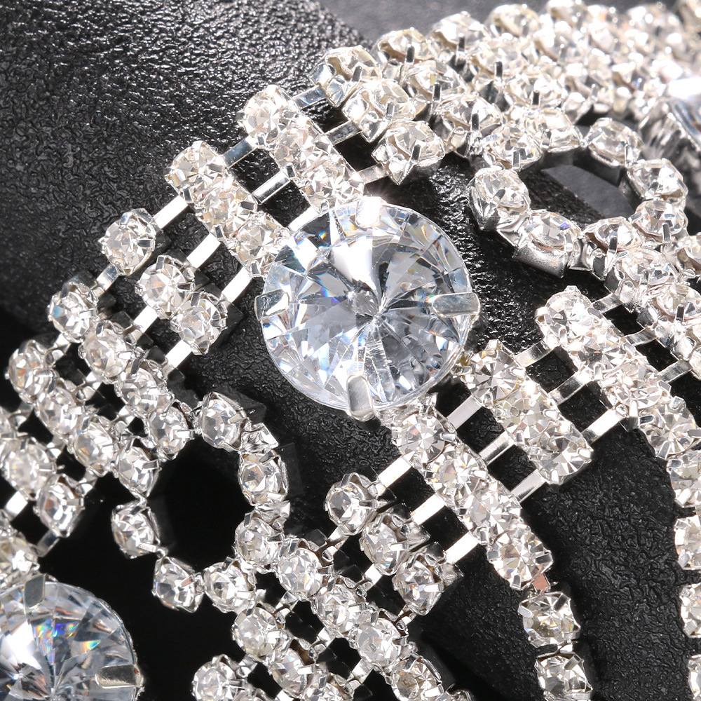 Rhinestone Tassel Shoulder Chain – Glam Dress Accessory