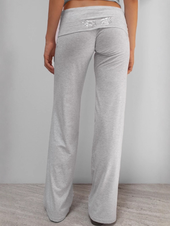 Sequin Wing Bootcut Pants– Dangerously Cute