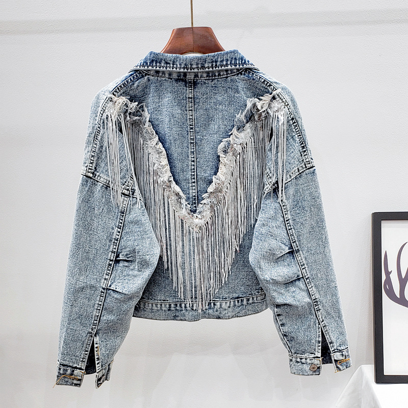 [Copy]Black Horizon Fringe Jacket