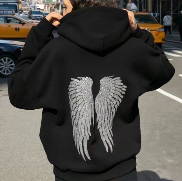 Sequin Wing Hoodie – Dangerously Cute
