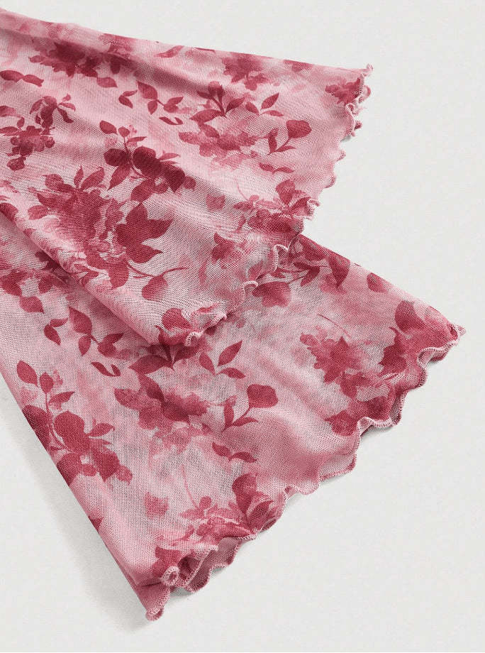 Fuchsia Kiss Tie-Front Top