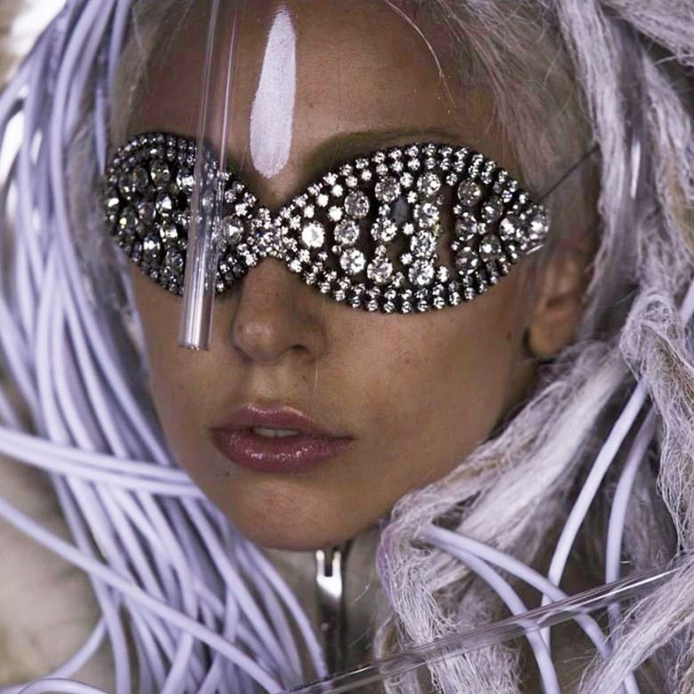 Rhinestone Frameless Party Glasses – Sparkle Vibes