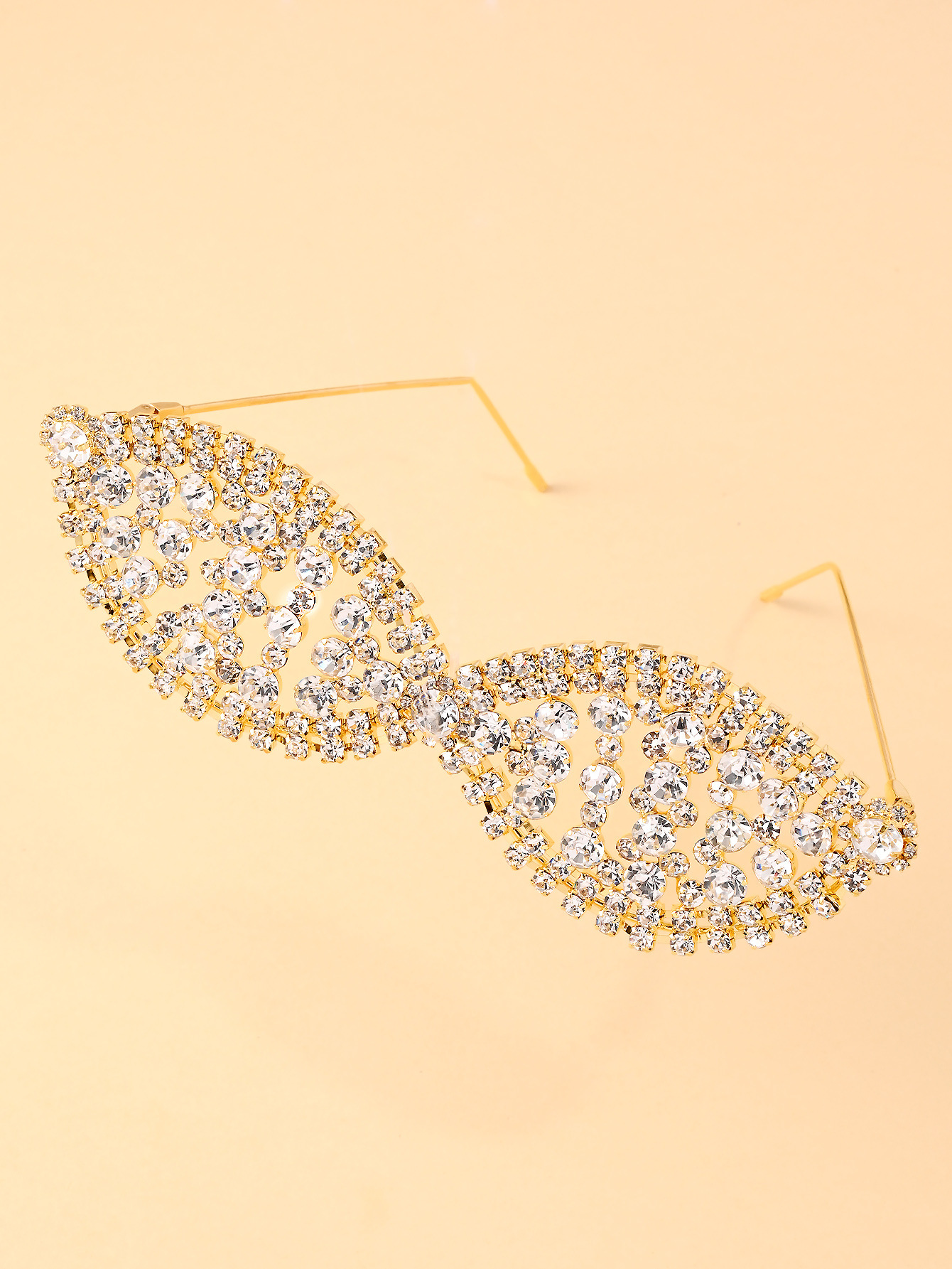 Rhinestone Frameless Party Glasses | Festival Sparkle Accessory