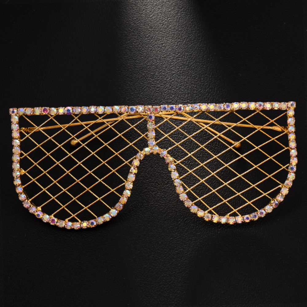 Rhinestone Frameless Party Glasses | Festival Sparkle Accessory