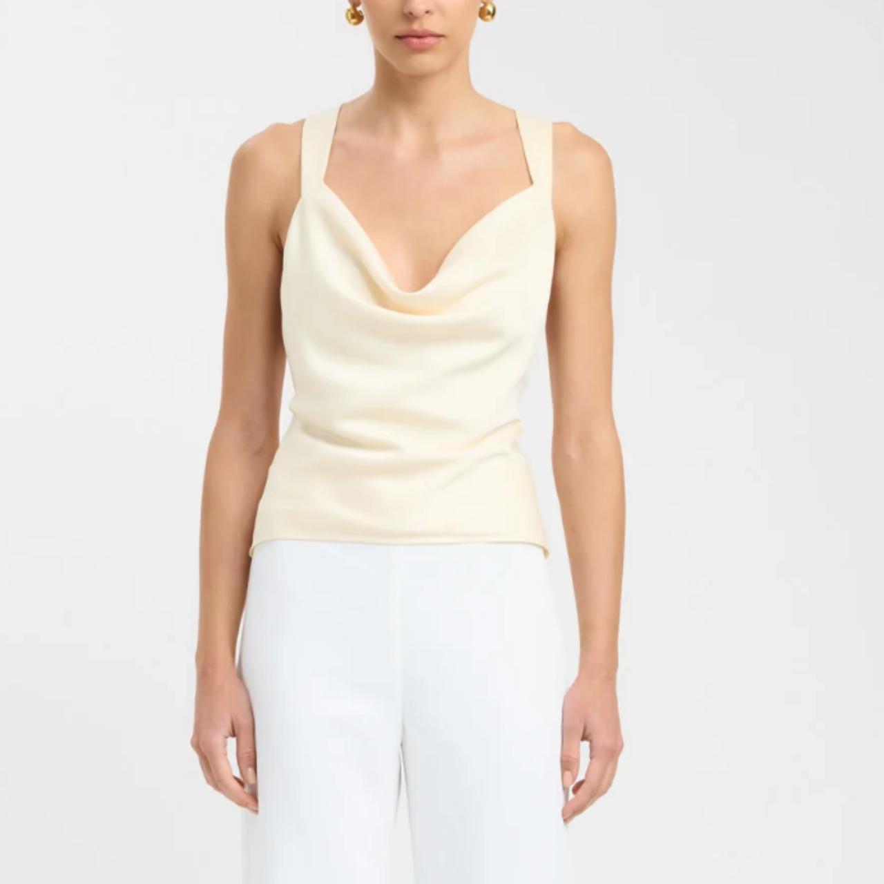 Oat Crossback Crop Top