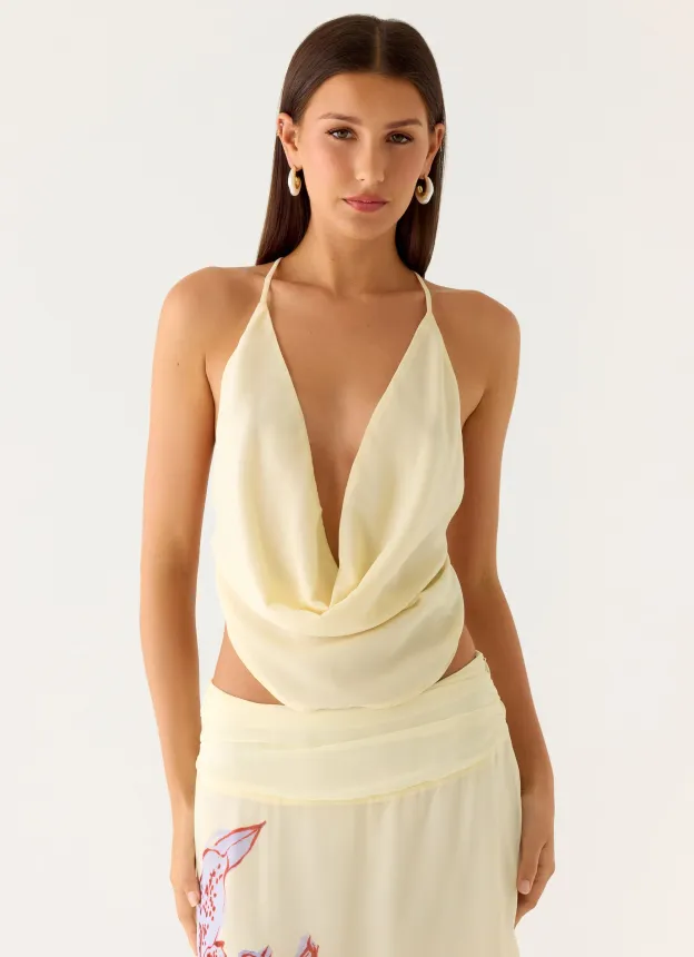 Butterlight Halter Glow Top