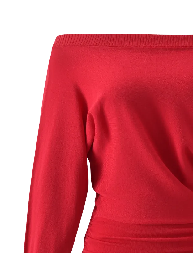 Rosy Flame Serenade Mini Dress