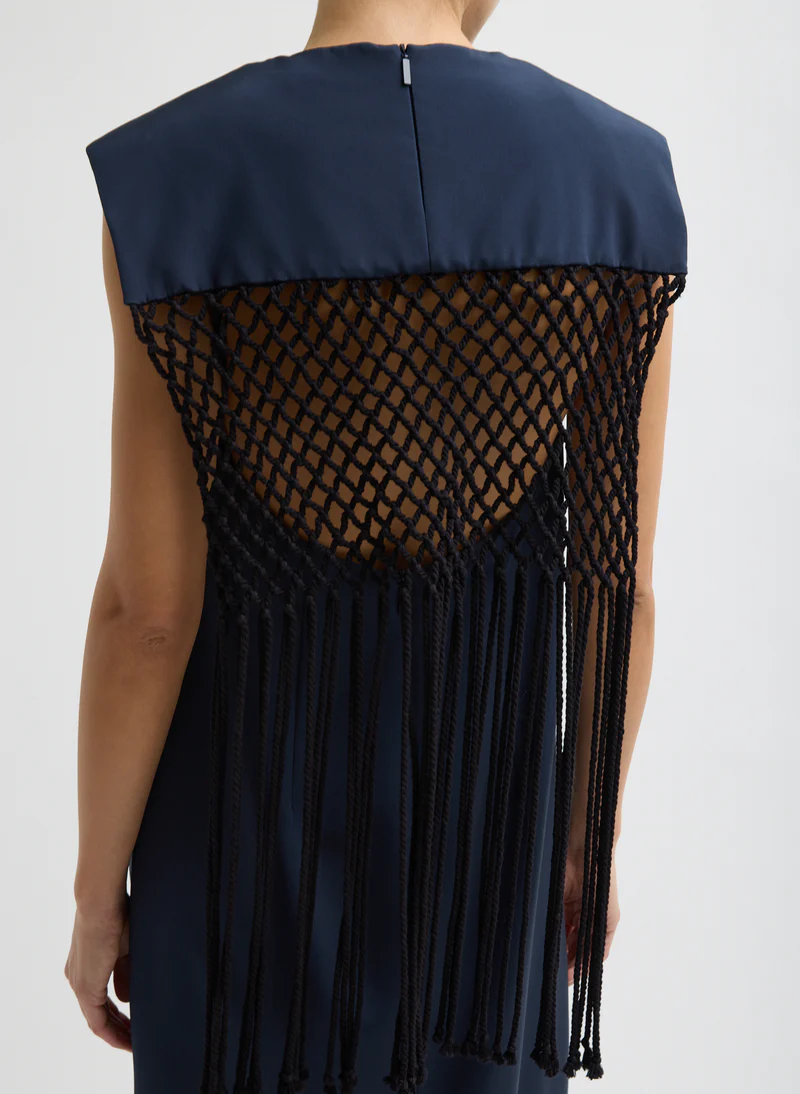 Midnight Veil Cascade Dress