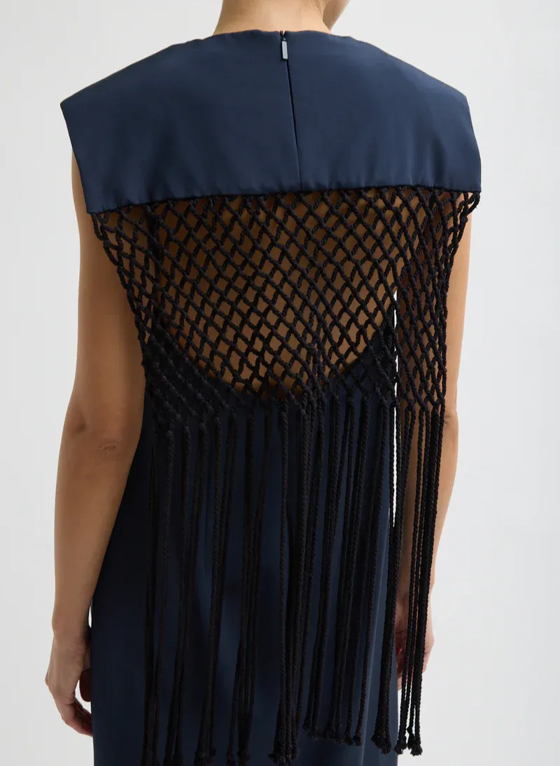 Midnight Veil Cascade Dress