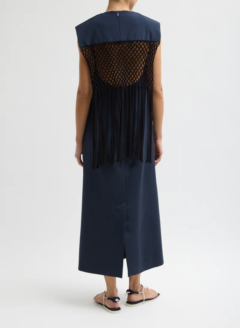 Midnight Veil Cascade Dress