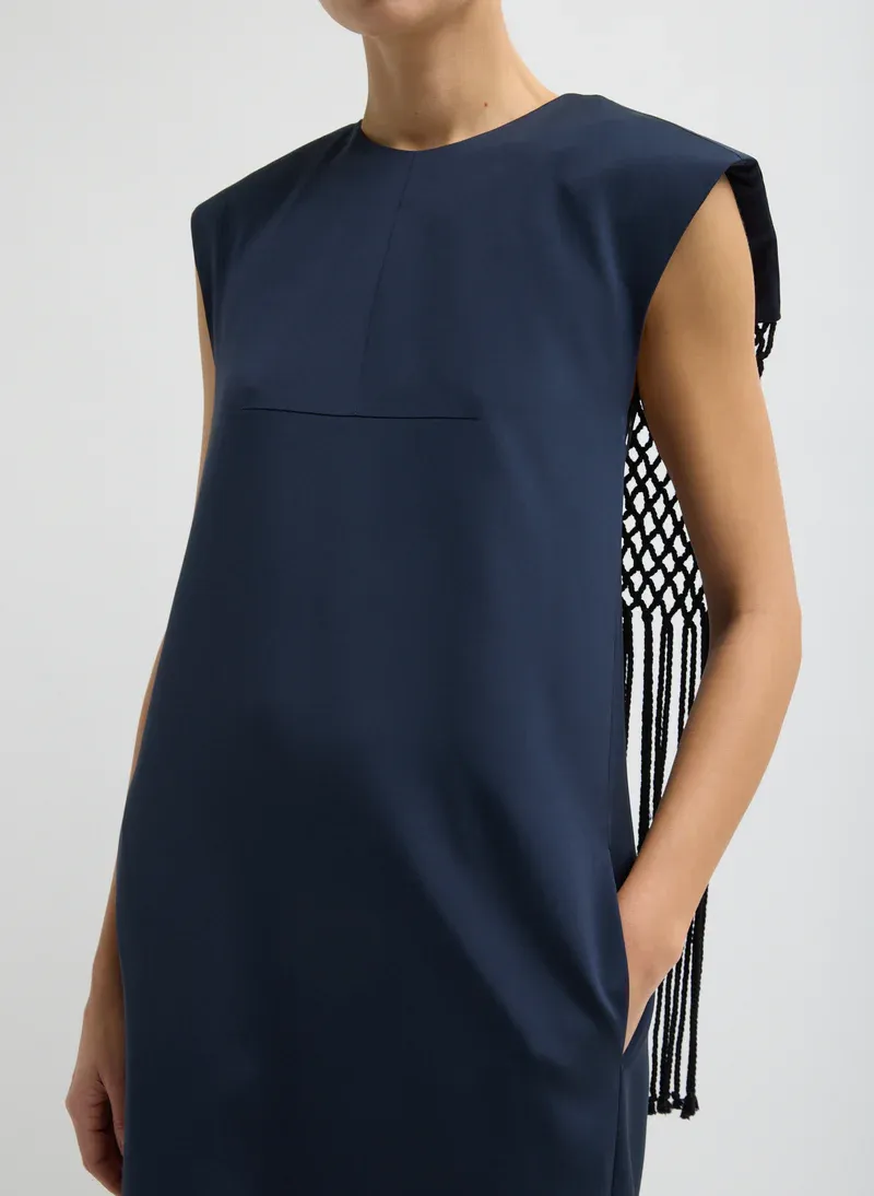 Midnight Veil Cascade Dress