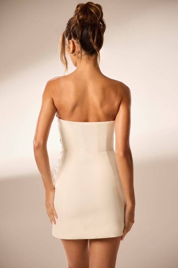 Sequin Strapless Mini Party Dress