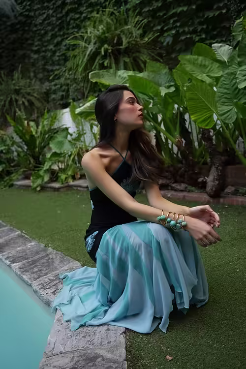 Lost Jungle Fairy Maxi Dress – Boho Enchantress
