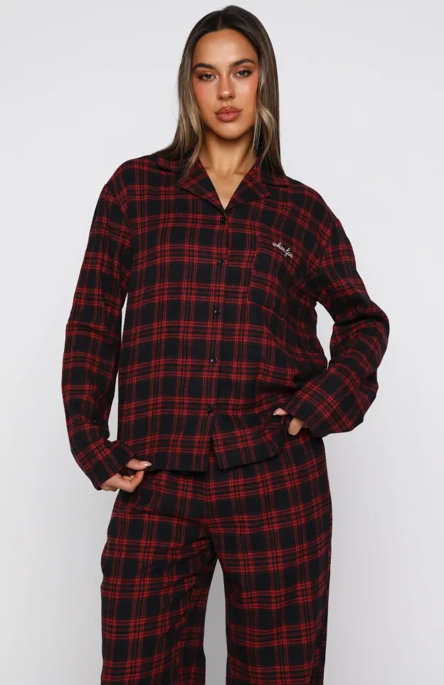 Christmas Plaid Pajama Set – Cozy Holiday Style