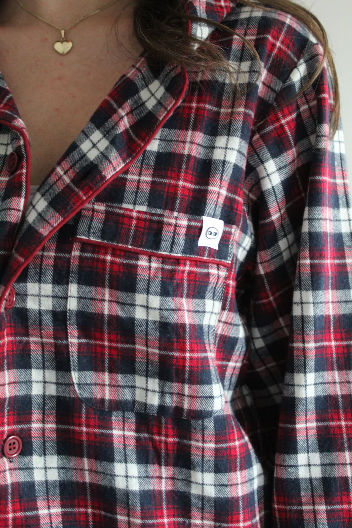 Ruby & Navy Lounge Pajama Set