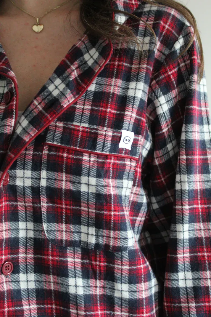 Ruby & Navy Lounge Pajama Set