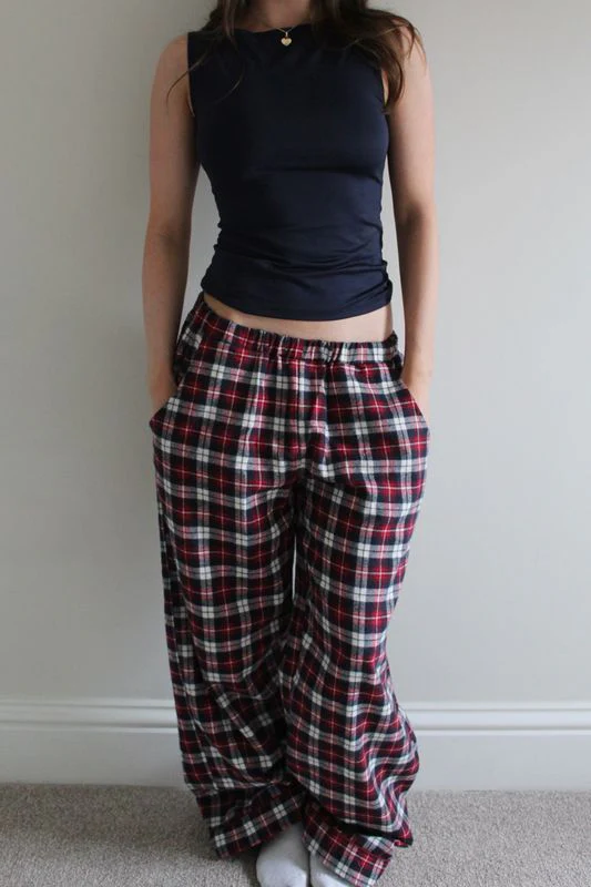 Ruby & Navy Lounge Pajama Set