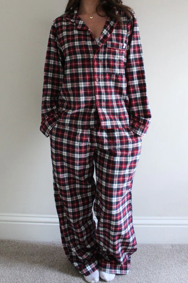 Ruby & Navy Lounge Pajama Set