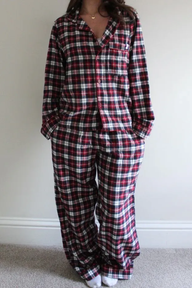 Ruby & Navy Lounge Pajama Set