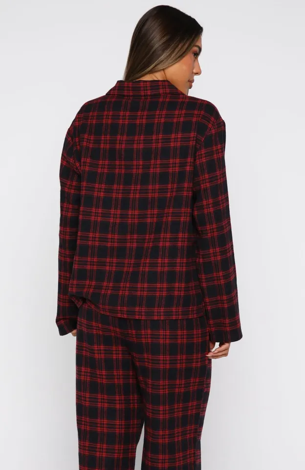 Christmas Plaid Pajama Set – Cozy Holiday Style
