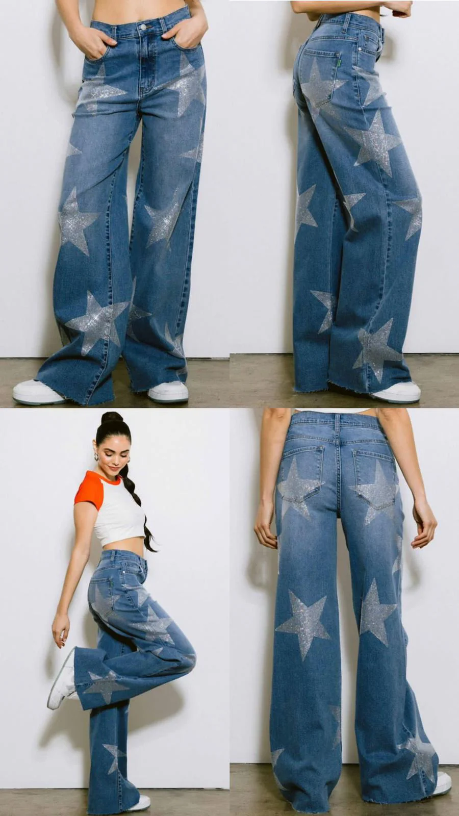 Starlit Wide Leg Jeans