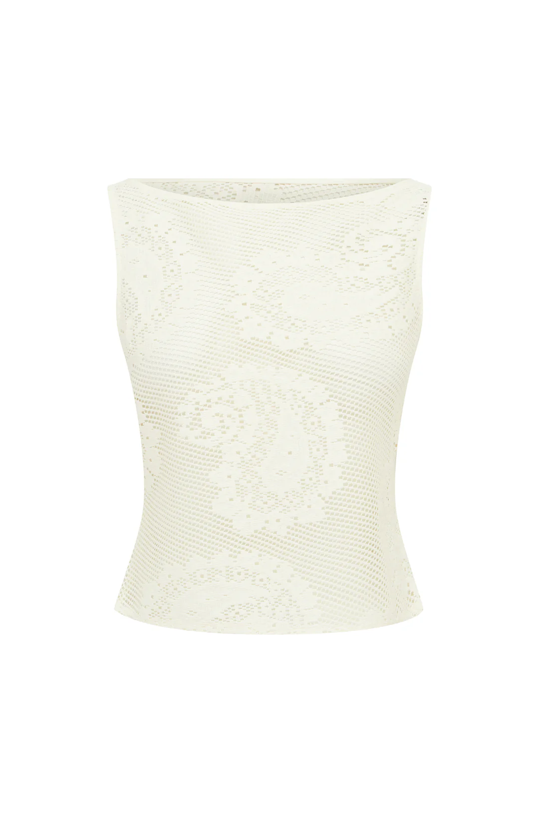Lace Veil Cropped Tank