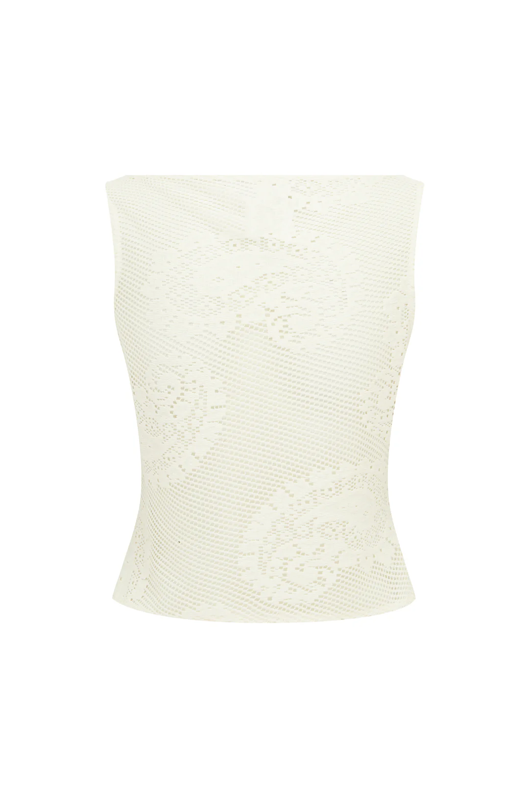 Lace Veil Cropped Tank