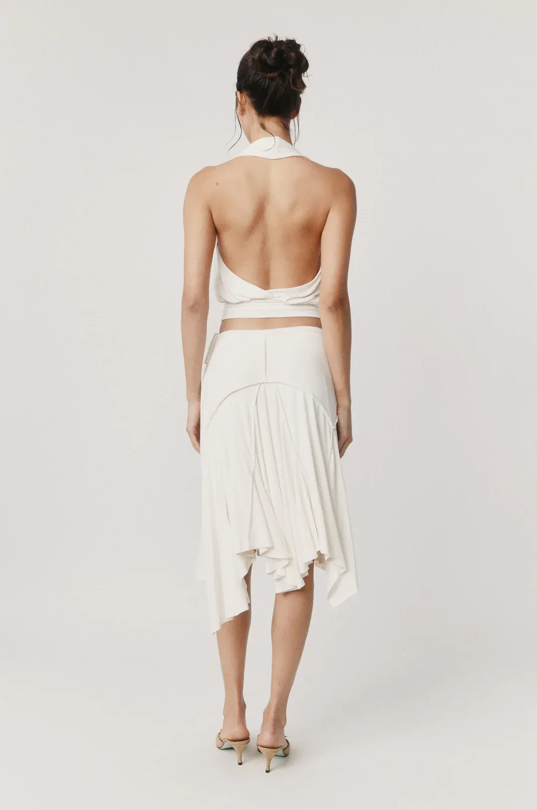 Ivory Halo Halter Corset Top