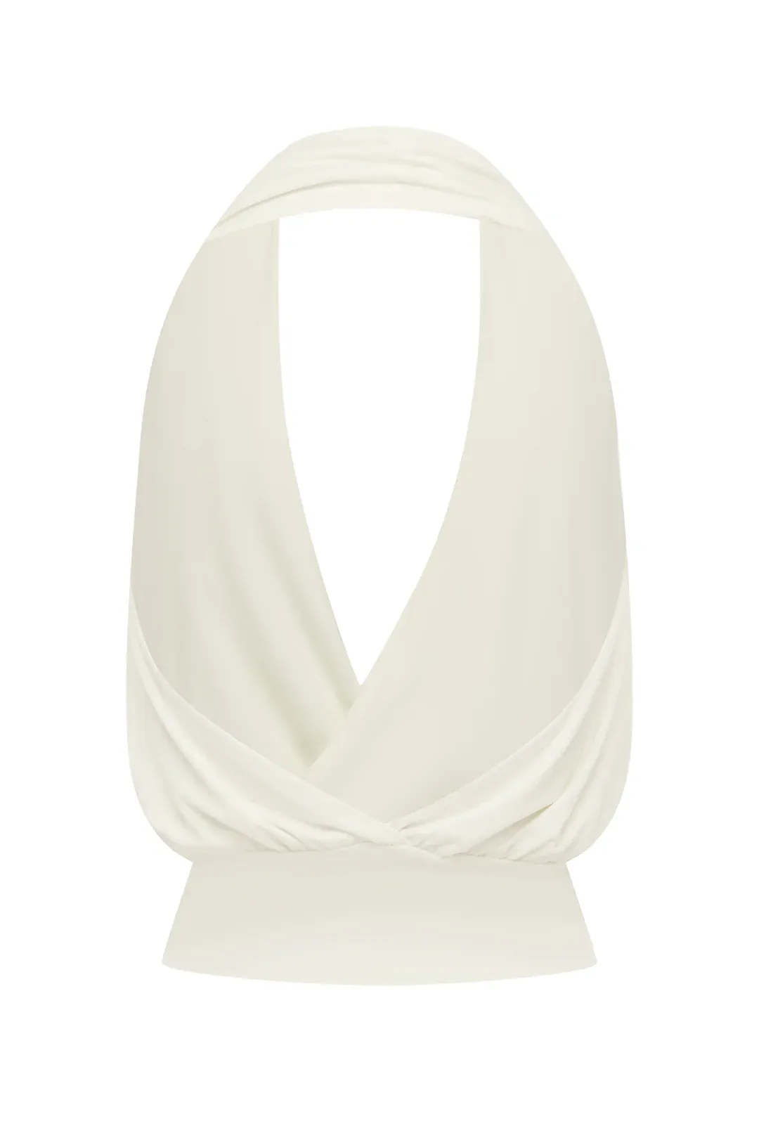 Ivory Halo Halter Corset Top