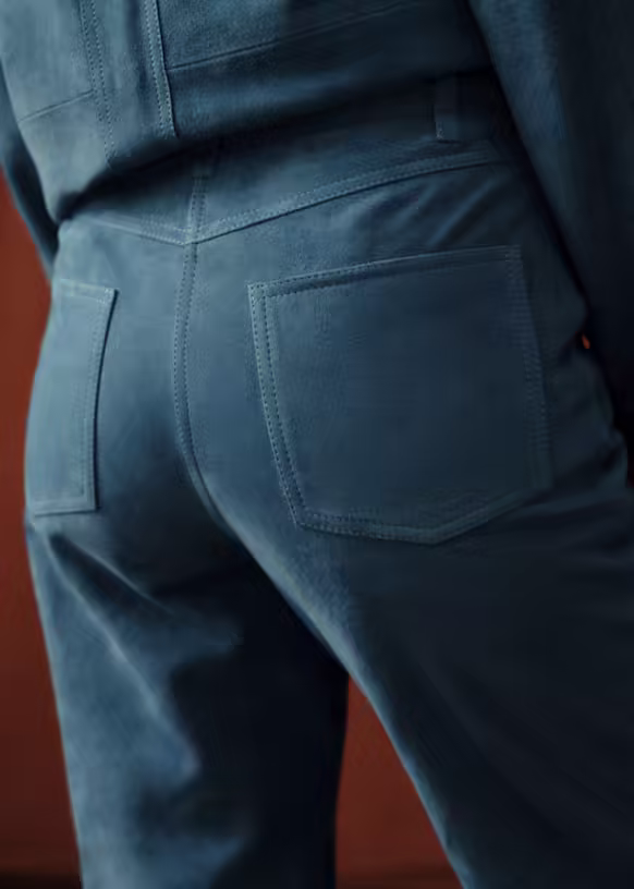 Suede Garden Poetry Pants
