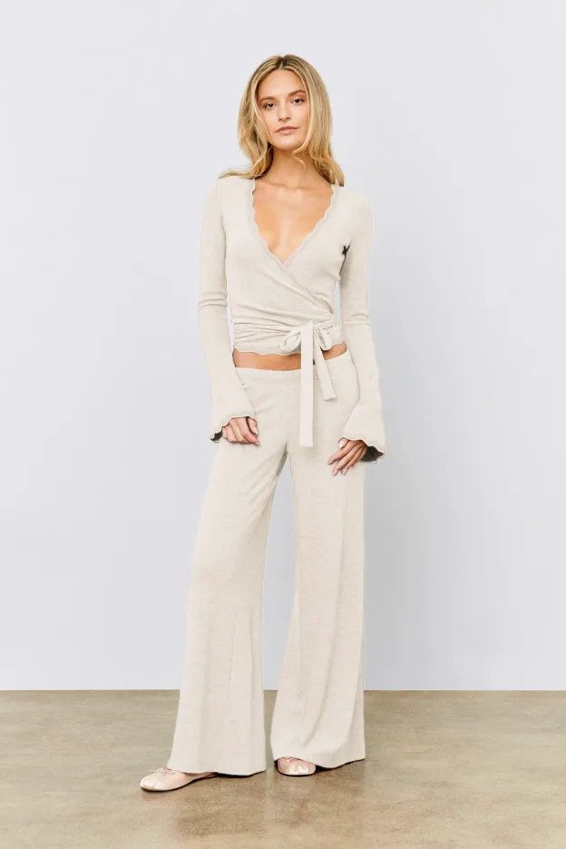 Vanilla Iced Flow Wide-Leg Pants
