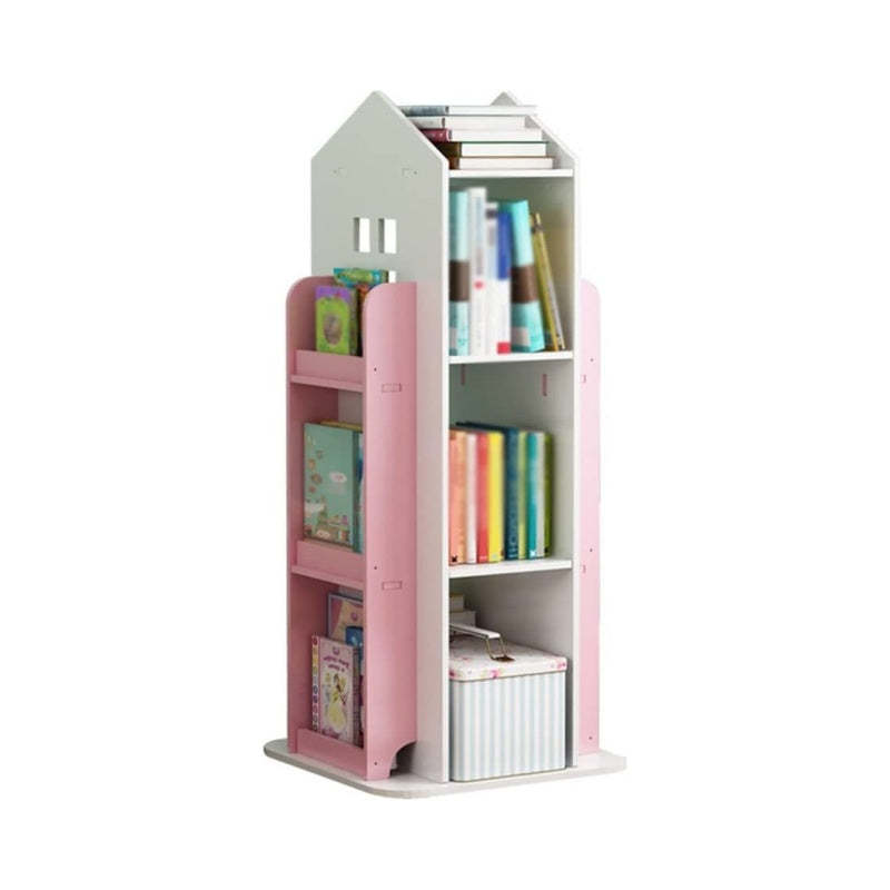360° Swivel 3-Shelf Bookcase - Multi-Level Storage, Stylish Modern Des