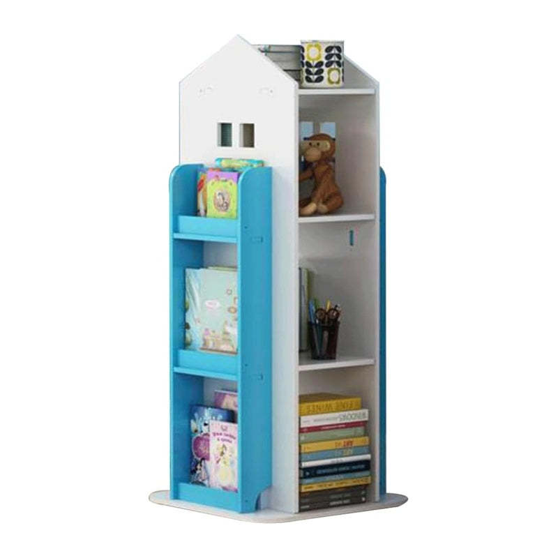 360° Swivel 3-Shelf Bookcase - Multi-Level Storage, Stylish Modern Design for Home Study Corner