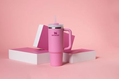 Stanthtley Quencher H2.0 FlowState Stainless Steel Vacuum Insulated Tumbler with Lid and Straw for Water, Iced Tea or Coffee