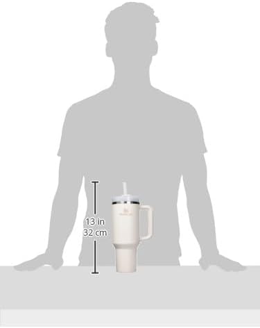 Stanthtley Quencher H2.0 FlowState Stainless Steel Vacuum Insulated Tumbler with Lid and Straw for Water, Iced Tea or Coffee