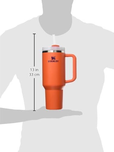 Stanthtley Quencher H2.0 FlowState Stainless Steel Vacuum Insulated Tumbler with Lid and Straw for Water, Iced Tea or Coffee