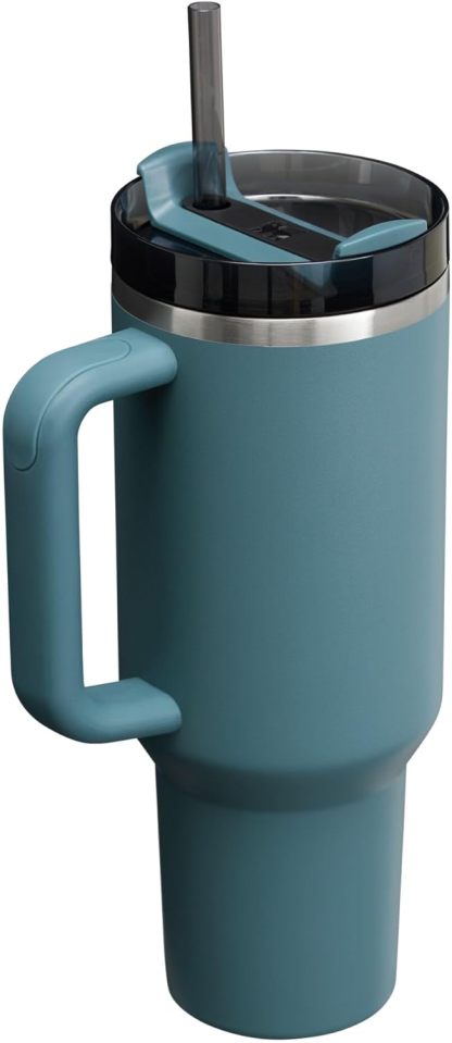 Stanthtley Quencher H2.0 FlowState Stainless Steel Vacuum Insulated Tumbler with Lid and Straw for Water, Iced Tea or Coffee