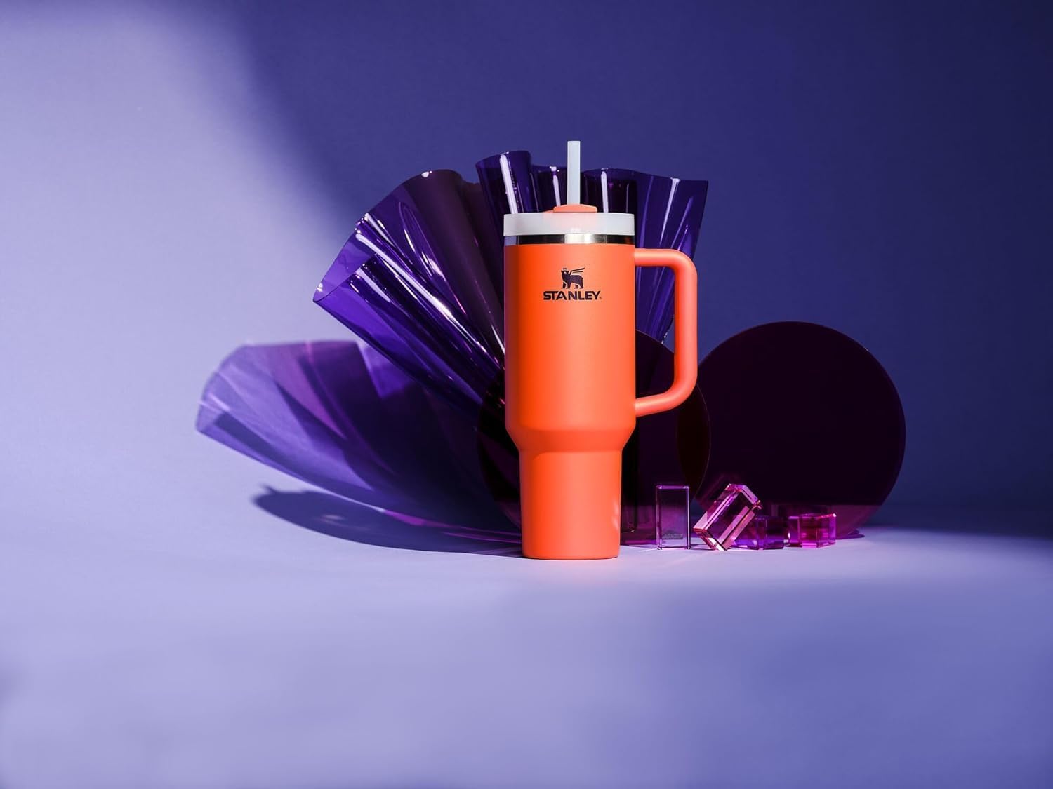 Stanthtley Quencher H2.0 FlowState Stainless Steel Vacuum Insulated Tumbler with Lid and Straw for Water, Iced Tea or Coffee