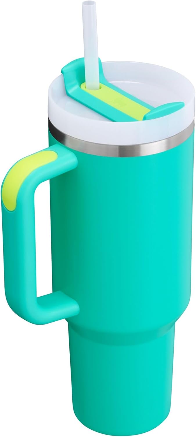 Stanthtley Quencher H2.0 FlowState Stainless Steel Vacuum Insulated Tumbler with Lid and Straw for Water, Iced Tea or Coffee