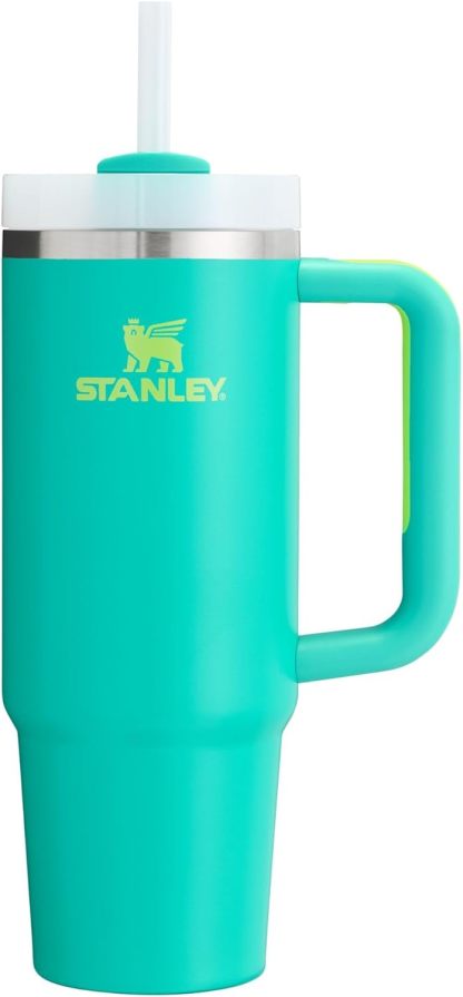 Stanthtley Quencher H2.0 FlowState Stainless Steel Vacuum Insulated Tumbler with Lid and Straw for Water, Iced Tea or Coffee