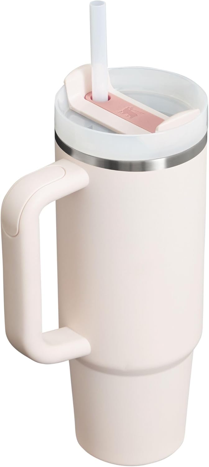 Stanthtley Quencher H2.0 FlowState Stainless Steel Vacuum Insulated Tumbler with Lid and Straw for Water, Iced Tea or Coffee