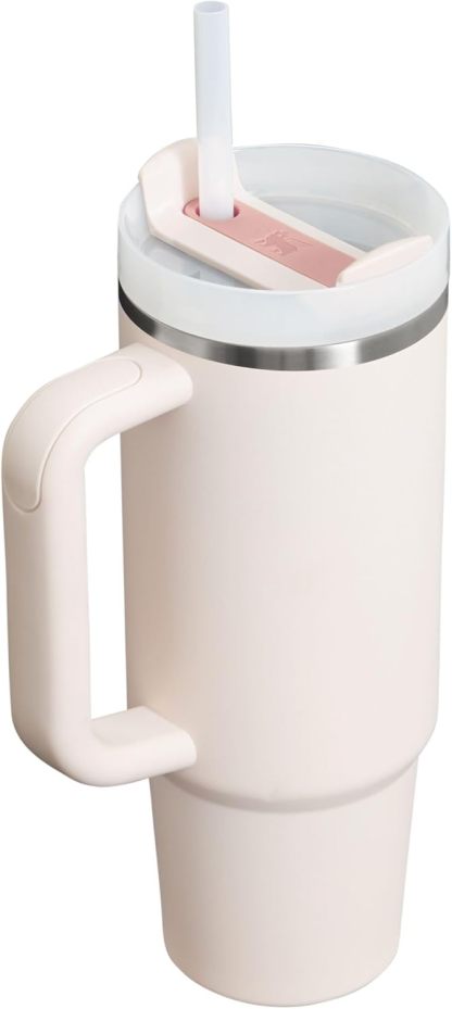 Stanthtley Quencher H2.0 FlowState Stainless Steel Vacuum Insulated Tumbler with Lid and Straw for Water, Iced Tea or Coffee