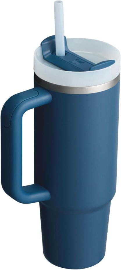 Stanthtley Quencher H2.0 FlowState Stainless Steel Vacuum Insulated Tumbler with Lid and Straw for Water, Iced Tea or Coffee