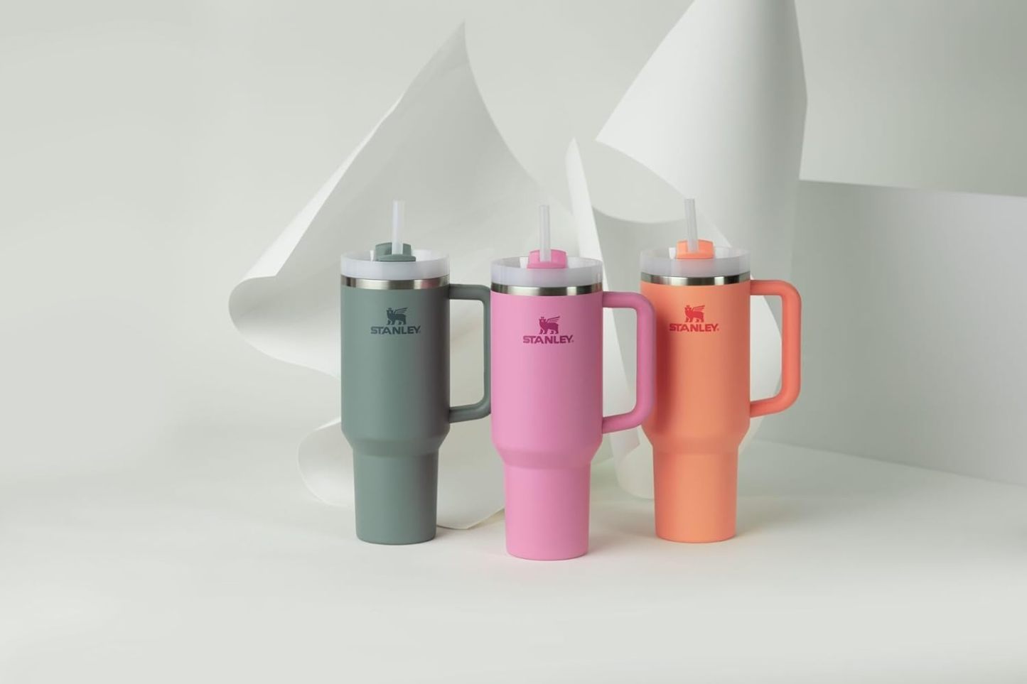 Stanthtley Quencher H2.0 FlowState Stainless Steel Vacuum Insulated Tumbler with Lid and Straw for Water, Iced Tea or Coffee