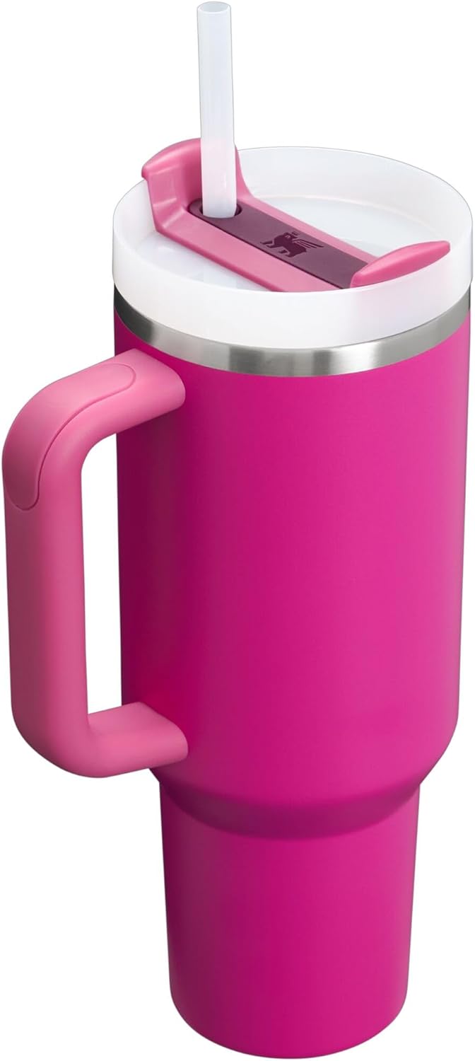Stanthtley Quencher H2.0 FlowState Stainless Steel Vacuum Insulated Tumbler with Lid and Straw for Water, Iced Tea or Coffee
