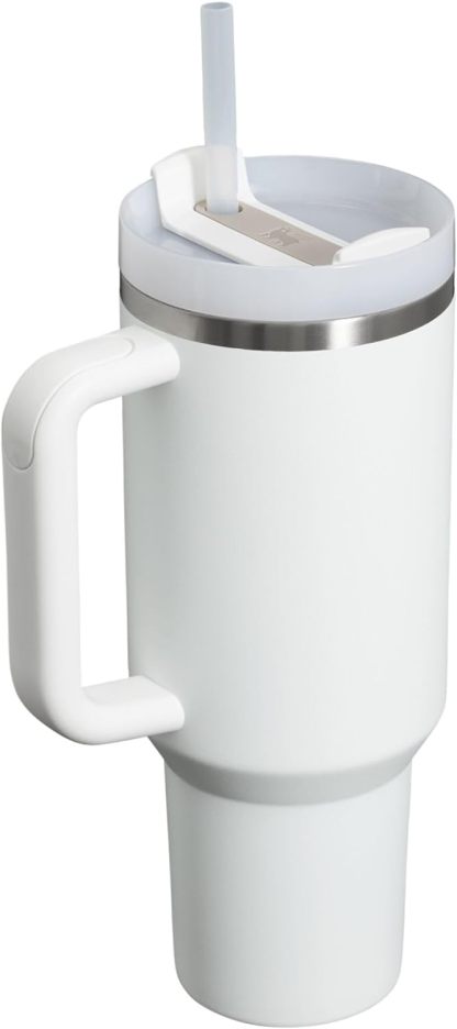 Stanthtley Quencher H2.0 FlowState Stainless Steel Vacuum Insulated Tumbler with Lid and Straw for Water, Iced Tea or Coffee