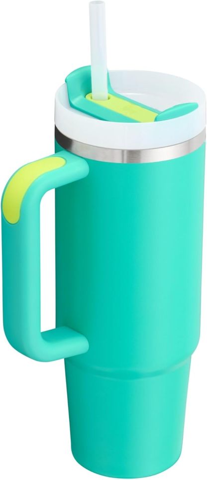 Stanthtley Quencher H2.0 FlowState Stainless Steel Vacuum Insulated Tumbler with Lid and Straw for Water, Iced Tea or Coffee